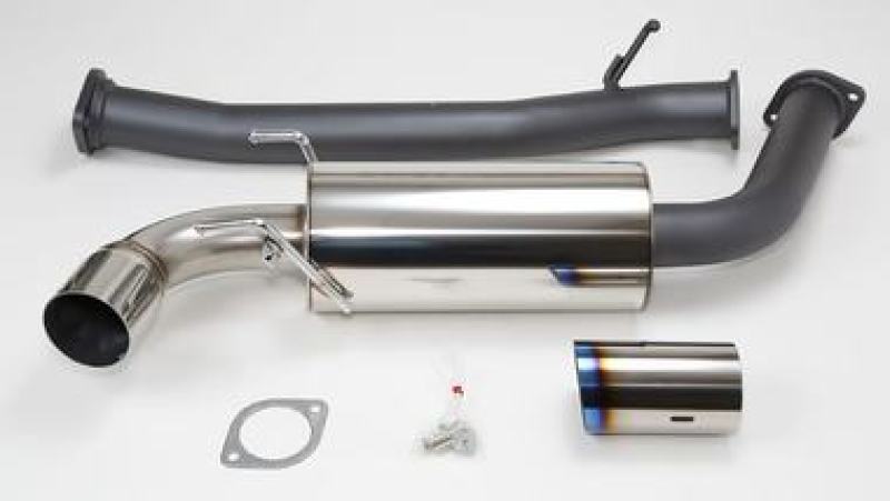 HKS RX8 75mm Single Ti-Tip Hi Power Cat-back Exhaust (SUS304 NO COATING) - 31006-BZ001