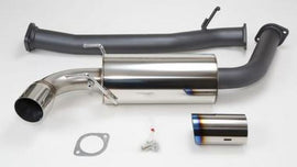 HKS RX8 75mm Single Ti-Tip Hi Power Cat-back Exhaust (SUS304 NO COATING) - 31006-BZ001