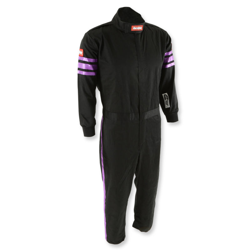RaceQuip Purple Trim SFI-1 JR. Suit - Kids XSM - 1950591RQP