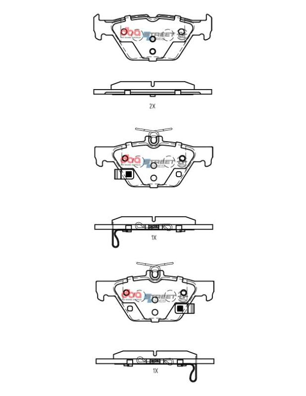 DBA 19-21 Subaru Ascent Rear SSEV Street Series Brake Pads - DB2398SSEV