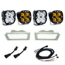 Load image into Gallery viewer, Baja Designs 10-18 Dodge Ram 2500/3500 / 09-12 1500 Squadron SAE 2.0 Fog Kit (SAE Fog) - Baja Amber - 440053