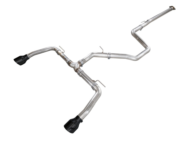 AWE Tuning 22-26 Hyundai Elantra N Track Edition Cat-Back Exhaust - Diamond Black Tips - 3020-33237