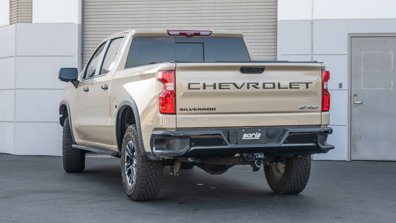 Borla 22-23 Chevrolet Silverado 1500 ZR2 & AT4X 6.2L CC SB 147.5in WB Touring Cat-Back - 140913