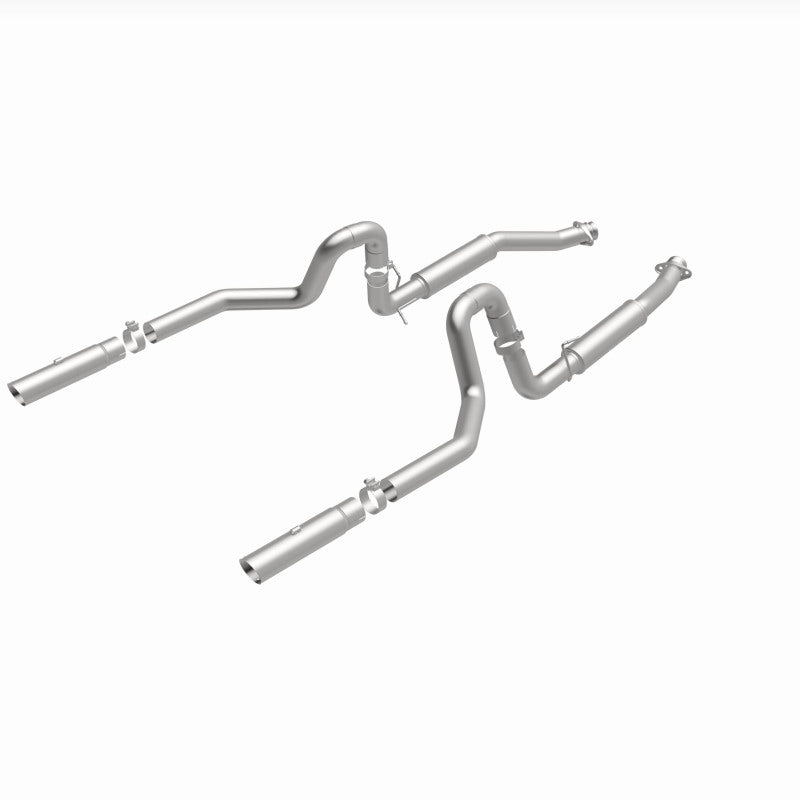 MagnaFlow 99-04 Mustang Mach 1 V8 4.6L Dual Split Rear Exit Stainless Cat-Back Performance Exhaust - 16394