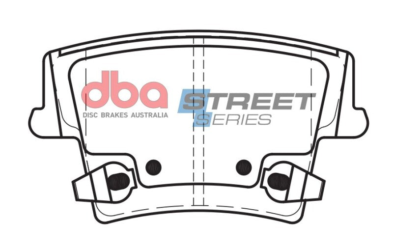 DBA 09-19 Dodge Challenger V6 AWD Street Series Rear Brake Pads - DB2062SS