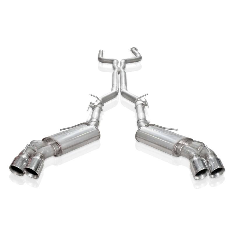 Stainless Works 2016+ Chevy Camaro SS 6.2L 3in Redline Catback w/AFM Valve NPP Valve 4in Quad Tips - CA16AVCBR