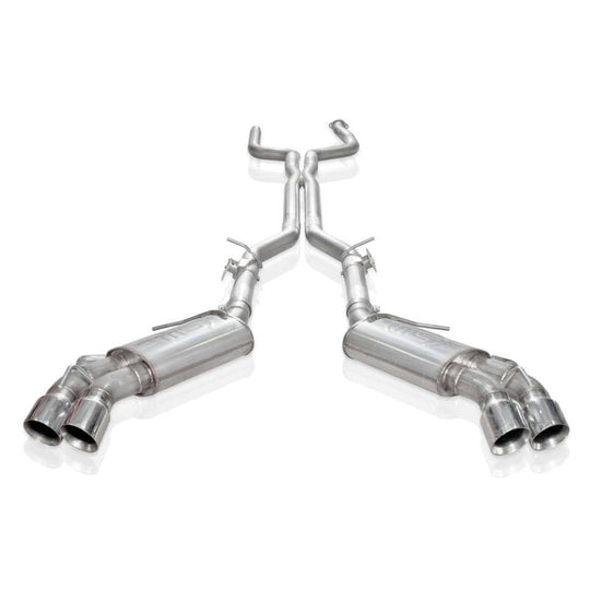Stainless Works 2016+ Chevy Camaro SS 6.2L 3in Redline Catback w/AFM Valve NPP Valve 4in Quad Tips - CA16AVCBR