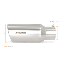 Load image into Gallery viewer, Mishimoto Universal Steel Muffler Tip 5in Inlet 6in Outlet Polished - MMEXH-TIP-DSL56
