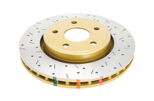 DBA 06-10 Jeep Commander Front 4000 Series Drilled & Slotted Rotor - DBA42530XS