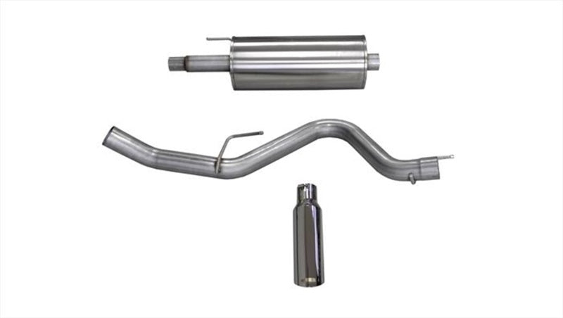 Corsa 2015-2020 Ford F-150 5.0L V8 Cat-Back Single Side Exit w/ 4.0in Polished Tip - 24837