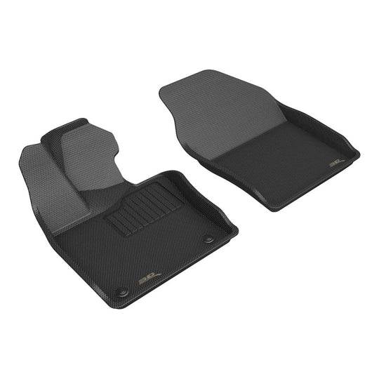3D MAXpider 2023 Toyota Prius Kagu Black Floor Mat - Row 1 - L1TY30511509