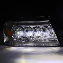 Load image into Gallery viewer, AlphaRex 04-08 Ford F150 / 06-08 Lincoln Mark LT NOVA LED Proj Headlights Chrome w/Activ Light/Seq - 880129