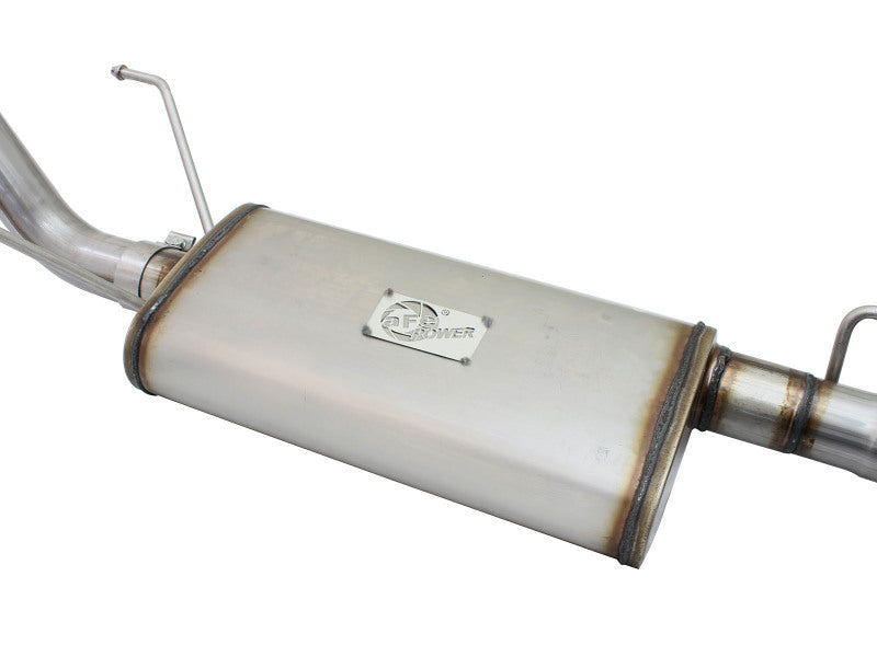 aFe MACH Force XP 2.5in Cat-Back Stainless Steel Exhaust w/Polished Tip Toyota Tacoma 13-14 2.7L - 49-46024-P
