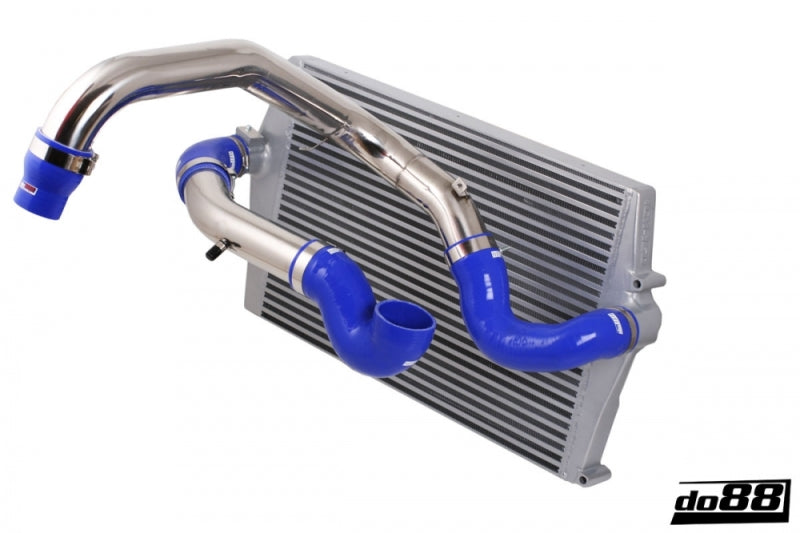 do88 03-07 Volvo S60/V70 2.0T/2.3T/2.4T (T5) BigPack Intercooler Kit w/Black Hoses - BIG-X70-S-UG
