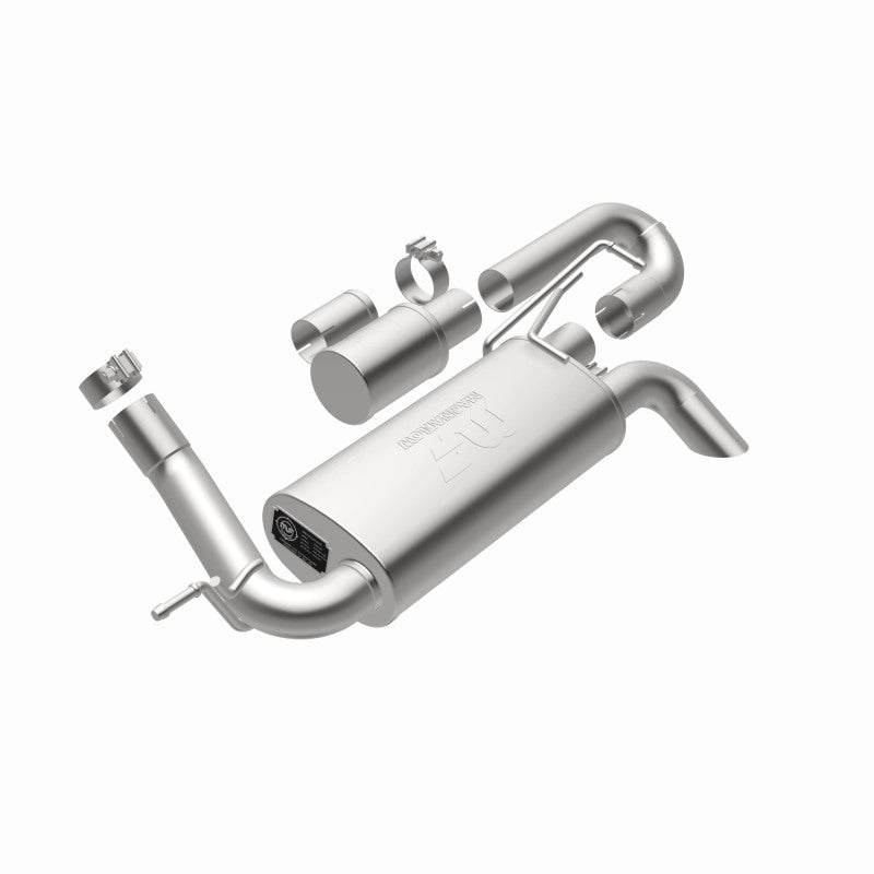 MagnaFlow 07-18 Jeep Wrangler JK Overland Series Axle-Back Exhaust System - 19668