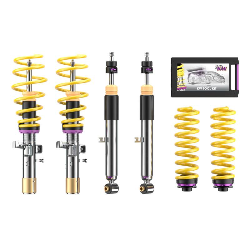 KW Audi A4 / S4 (B8) w/ Electronic Damping Control KW V3 Leveling Coilover Bundle - 3520810099
