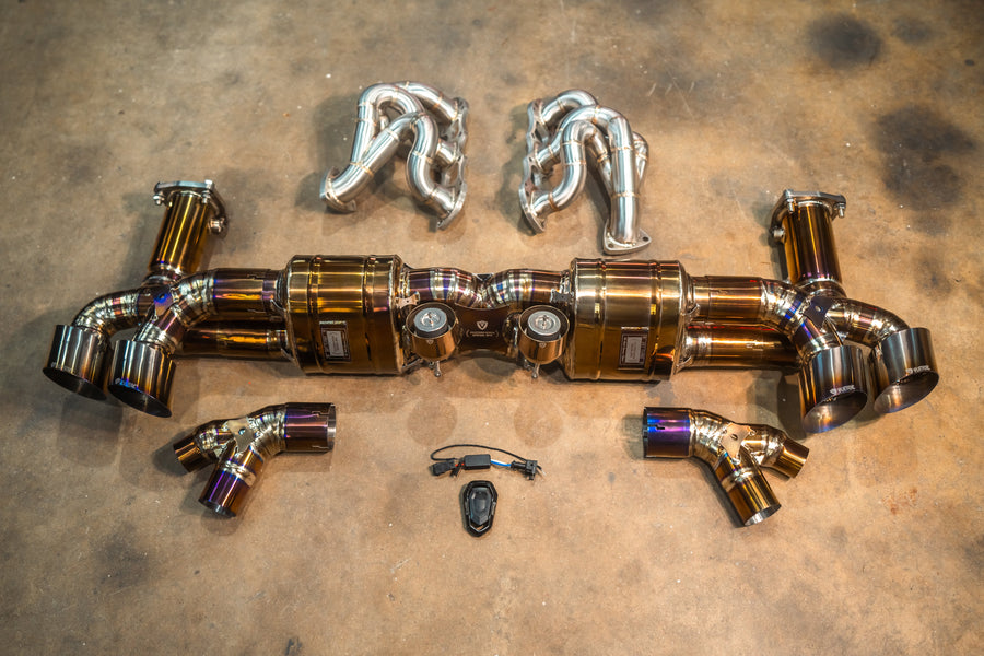 Valvetronic Valved Race Exhaust System for Porsche 911 Turbo 991.1 / 991.2