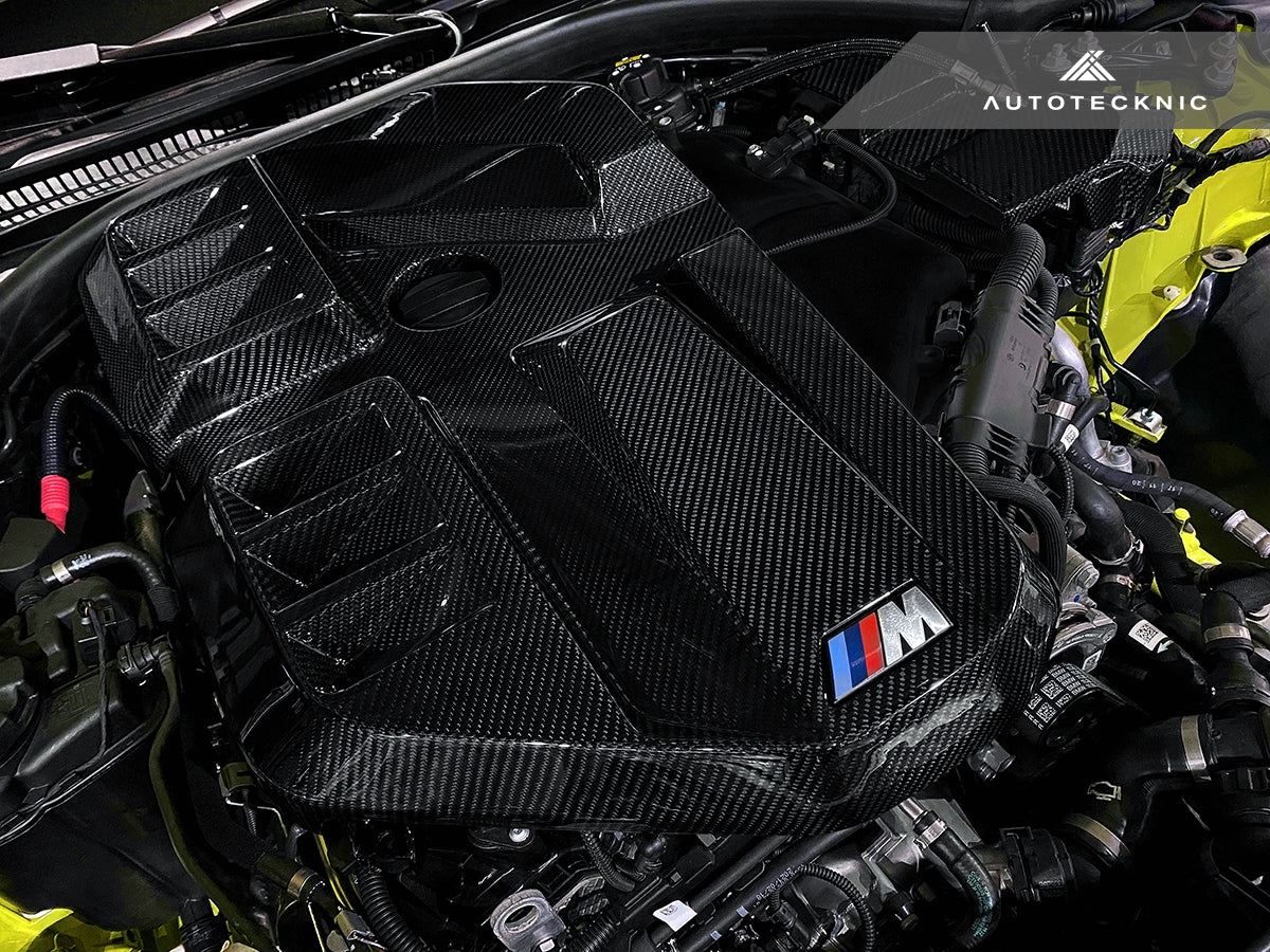 AutoTecknic Dry Carbon Fiber Engine Cover - BMW G80 M3 | G82/ G83 M4