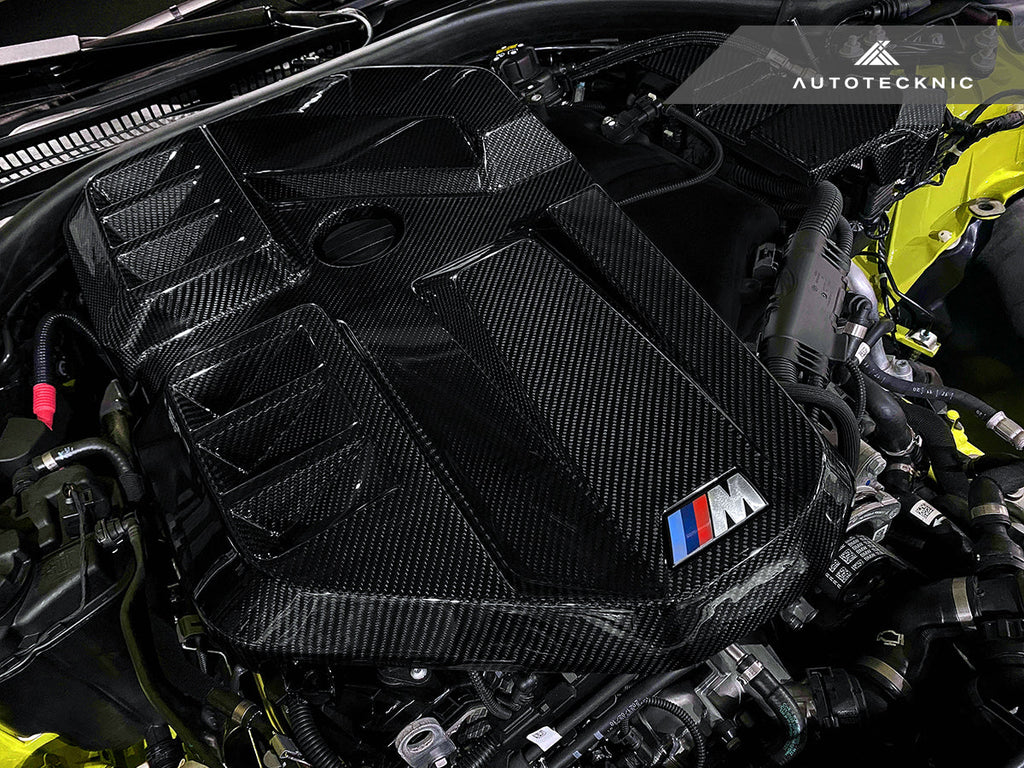 AutoTecknic Dry Carbon Fiber Engine Cover - BMW G80 M3 | G82/ G83 M4