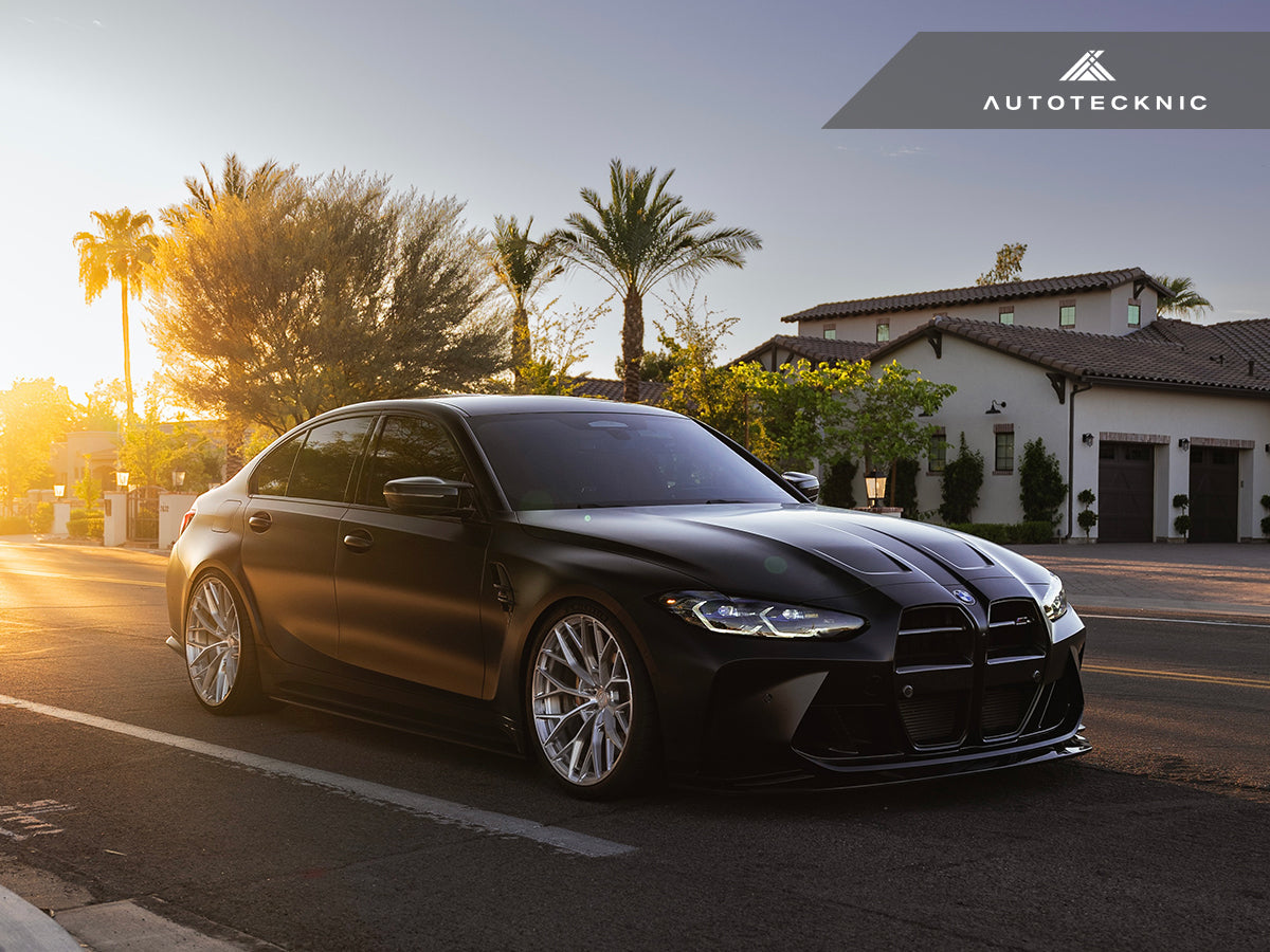 AutoTecknic Dry Carbon Motorsport V1 Front Grille Set - BMW G80 M3 | G82/ G83 M4