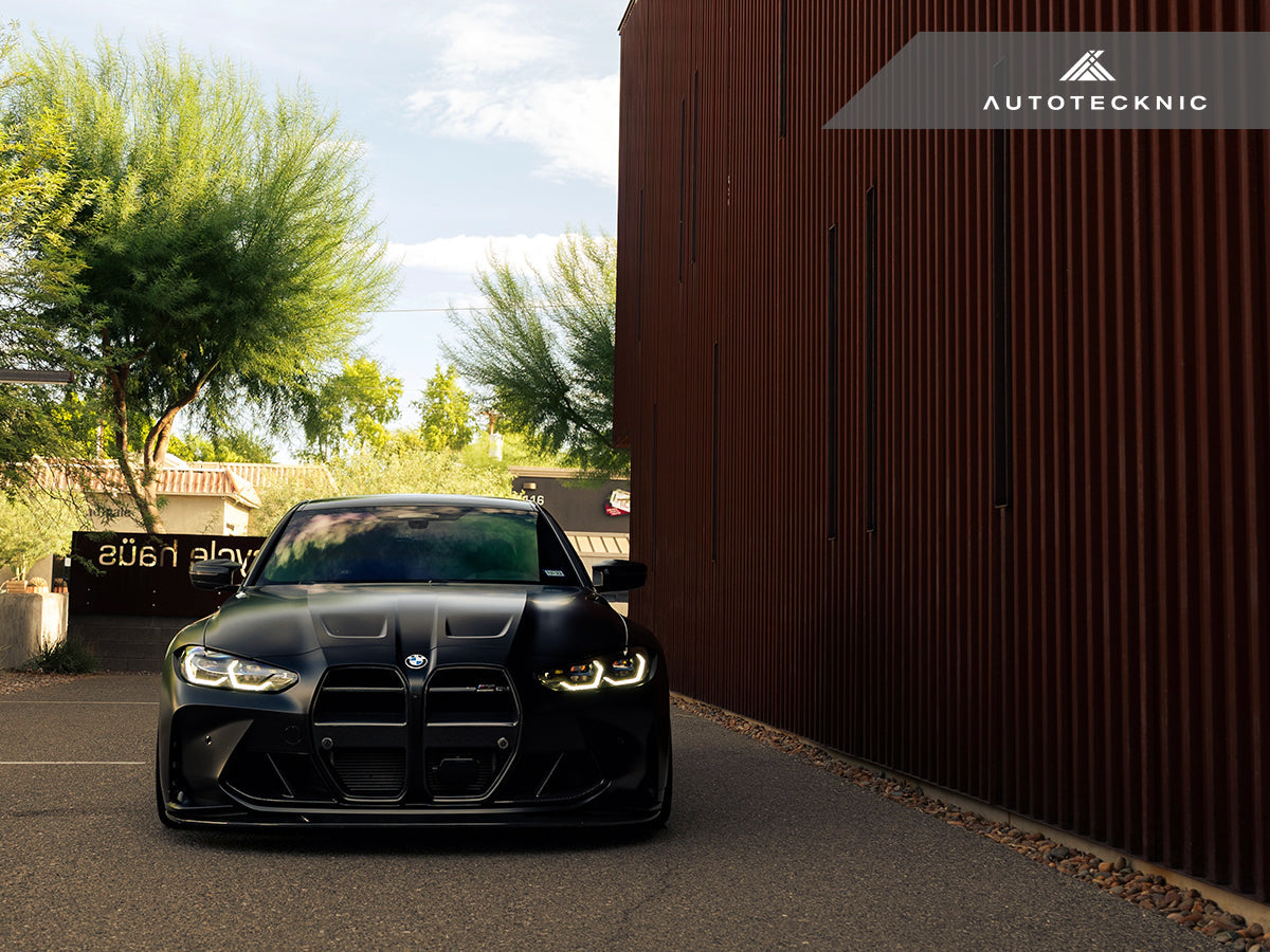 AutoTecknic Dry Carbon Motorsport V1 Front Grille Set - BMW G80 M3 | G82/ G83 M4