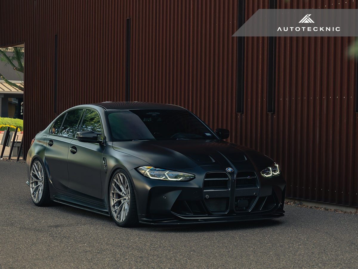 AutoTecknic Dry Carbon Motorsport V1 Front Grille Set - BMW G80 M3 | G82/ G83 M4