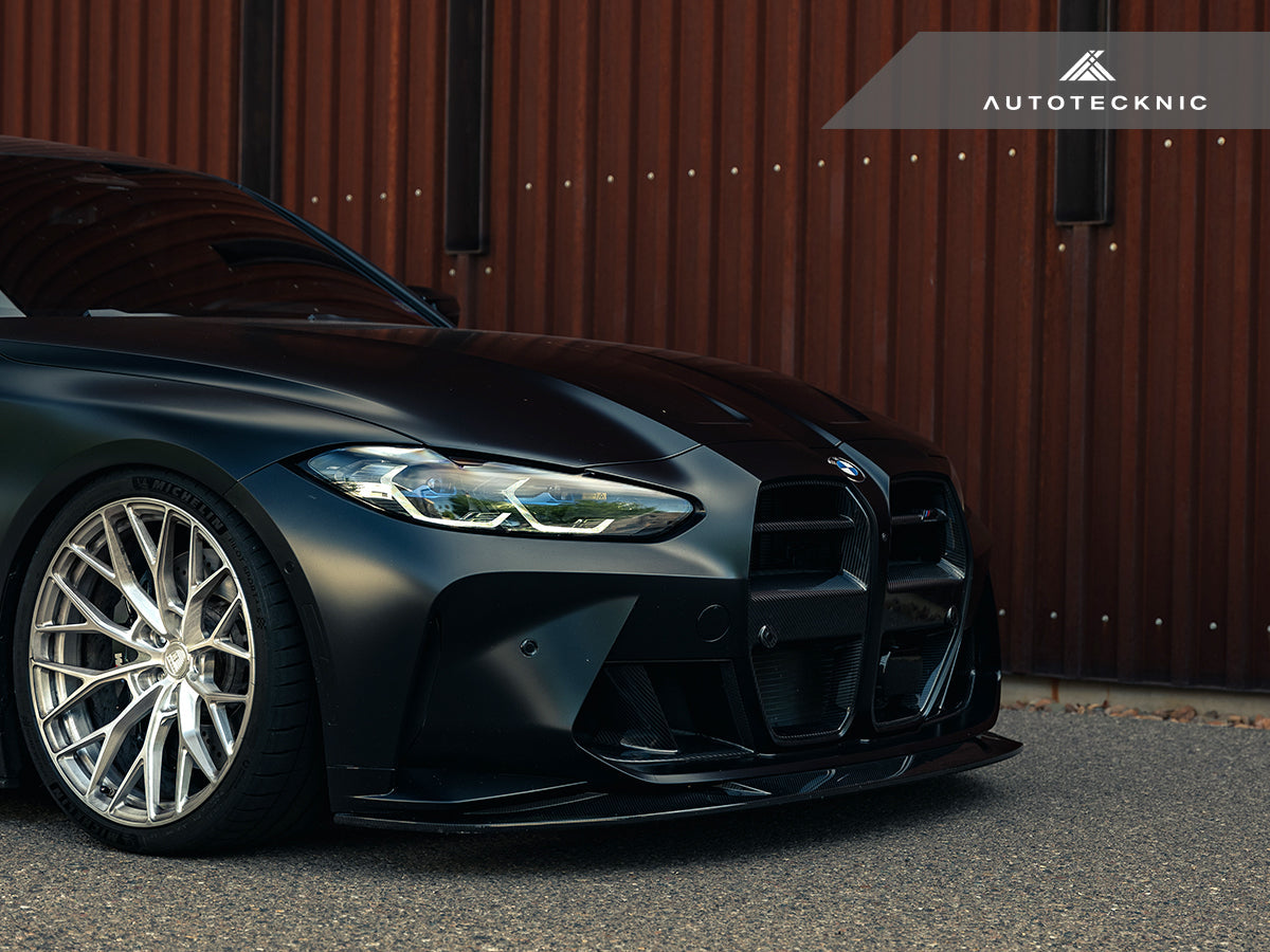 AutoTecknic Dry Carbon Motorsport V1 Front Grille Set - BMW G80 M3 | G82/ G83 M4