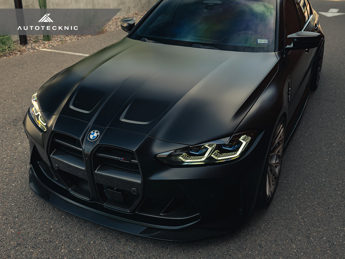 AutoTecknic Dry Carbon Motorsport V1 Front Grille Set - BMW G80 M3 | G82/ G83 M4