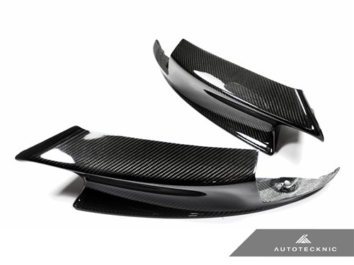 AutoTecknic Dry Carbon Fiber Performante Aero Splitters - BMW E90/ E92/ E93 M3
