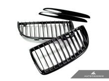 Load image into Gallery viewer, AutoTecknic Gloss Black Front Grille Set - E90 Sedan/ E91 Wagon | 3 Series