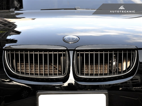 AutoTecknic Carbon Fiber Front Grille Set - BMW E90 Sedan | E91 Wagon | 3-Series