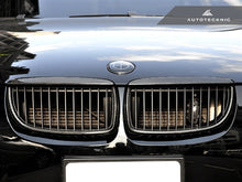 Load image into Gallery viewer, AutoTecknic Carbon Fiber Front Grille Set - BMW E90 Sedan | E91 Wagon | 3-Series