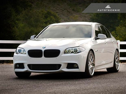 AutoTecknic Stealth Black Front Grille Set - BMW F10 Sedan | F11 Wagon | 5-Series