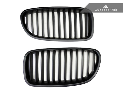 AutoTecknic Stealth Black Front Grille Set - BMW F10 Sedan | F11 Wagon | 5-Series