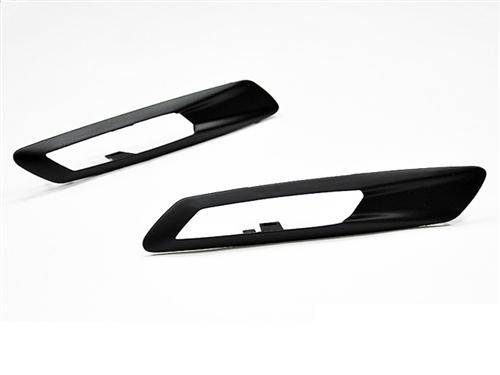 AutoTecknic Replacement Stealth Black Fender Light Trims - BMW F10 Sedan | F11 Wagon | 5-Series