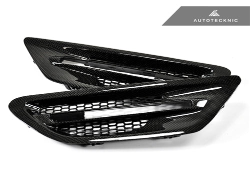 AutoTecknic Replacement Carbon Fiber Fender Vents - BMW F10 M5