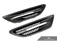 Load image into Gallery viewer, AutoTecknic Replacement Stealth Black Fender Vents - BMW F10 M5