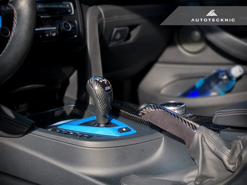 AutoTecknic Painted Alcantara Shift Console Trim - BMW F80 M3 | F82/ F83 M4 M-DCT