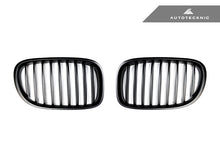 Load image into Gallery viewer, AutoTecknic Stealth Black Front Grille Set - BMW F01/ F02 7-Series LCI