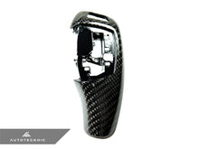 Load image into Gallery viewer, AutoTecknic Carbon Fiber Gear Selector Cover - BMW (Automatic Transmission Equipped Only)