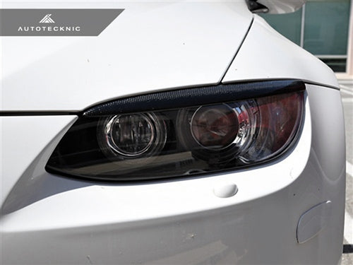 AutoTecknic Stealth Black Headlight Trim Set - BMW E92/ E93 M3 & 3-Series Coupe/ Convertible Pre-LCI