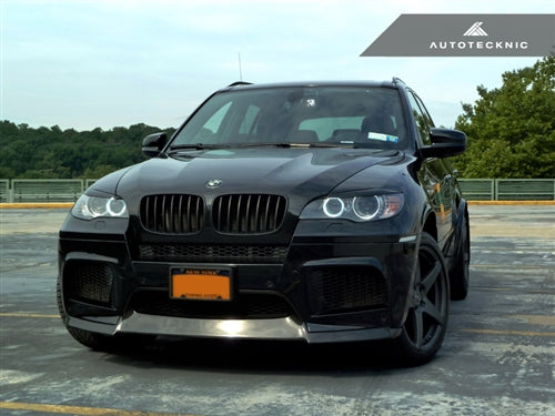 AutoTecknic Carbon Fiber Headlight Trim Set - BMW E70 X5 | X5M | E71 X6 | X6M