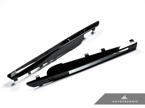AutoTecknic Replacement Glazing Black Fender Gills - BMW E71 X6M
