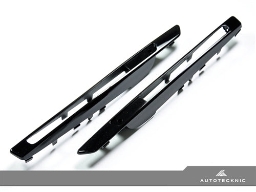 AutoTecknic Replacement Glazing Black Fender Gills - BMW E71 X6M