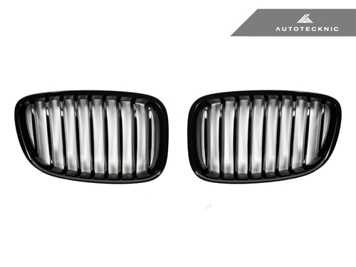 AutoTecknic Glazing Black Front Grille Set - BMW F07 5-Series Gran Turismo