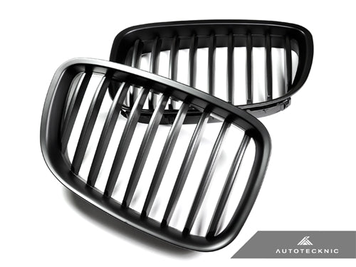 AutoTecknic Stealth Black Front Grille Set - BMW F07 5-Series Gran Turismo