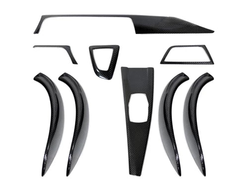 AutoTecknic Dry Carbon Fiber Interior Trim - BMW F30 3-Series Sedan | F34 3-Series GT | F36 4-Series GC