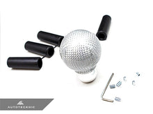 Load image into Gallery viewer, AutoTecknic Sphere Silver Fiber Shift Knob - Universal