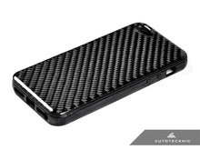 Load image into Gallery viewer, AutoTecknic Carbon Fiber iPhone Cover - 5 (Soft Case)