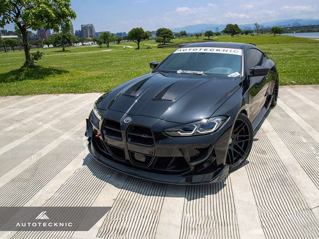 AutoTecknic Dry Carbon Motorsports Front Aero Lip - BMW G80 M3 | G82/ G83 M4